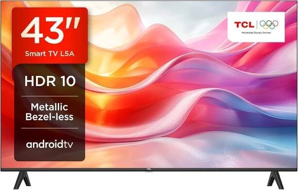 TCL 43L5A, 43palcový televizor, FHD, HDR smart TV podporuje Android TV (dětský režim, Dolby Audio, kompatibilní s Google A...