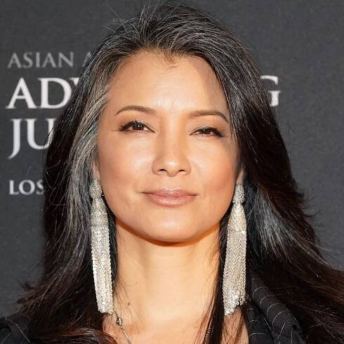 Gray Hairstyle on Kelly Hu