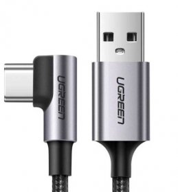 UGREEN 50941 úhlový kabel USB-A na USB-C 1m 3A Quick Charge