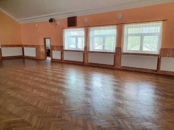 Rekonstrukce plynového topení a dřevěného obložení v kulturním domě - Oficiální stránky obce Mladějov na Moravě