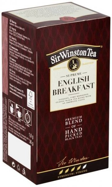 Sir Winston Tea Supreme English Breakfast čaj černý 36 g
