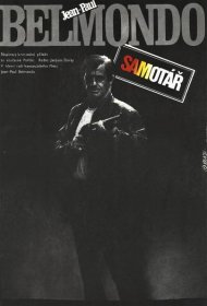 BELMONDO: SAMOTÁŘ - filmový plakát A3, nepřeložený - Starožitnosti a umění