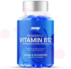 Sway Health POWERFUL VITAMIN B12 Doplněk stravy s obsahem vitaminu B | eflorbal.cz