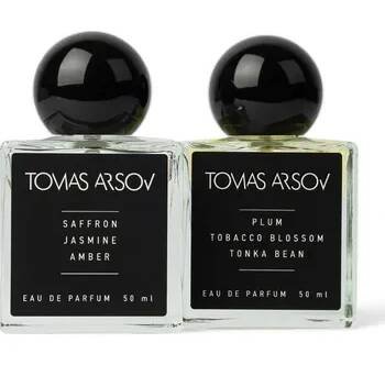 Dámský parfém Tomas Arsov SAFFRON JASMINE AMBER parfém & PLUM TOBACCO BLOSSOM TONKA BEAN parfém