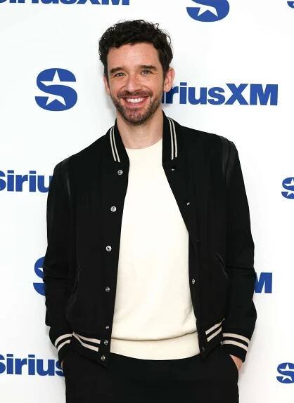 Michael Urie visits SiriusXM Studios on March 21, 2025 in New York City