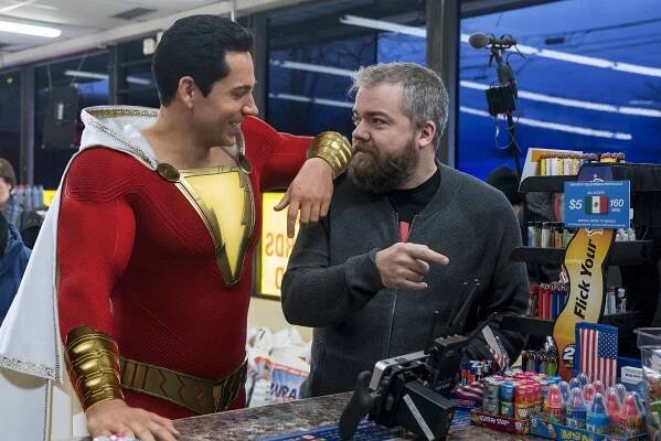 Zachary Levi, David F. Sandberg - Shazam! - Z natáčení