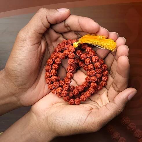 Isha Consecrated Panchmukhi Rudraksha - Five Faced Himalayan Rudraksha Beads - Enhance meditation, once energies, physical & mental balance.