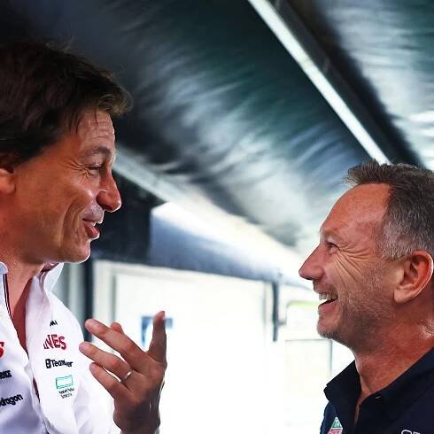 Toto Wolff launches foul-mouthed reply to Christian Horner over George Russell remarks