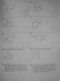 Homework Answer Key Unit 8 Right Triangles And Trigonometry / 2016-2017 Right Triangles Unit | Mrs. Newell's Math - A scientific