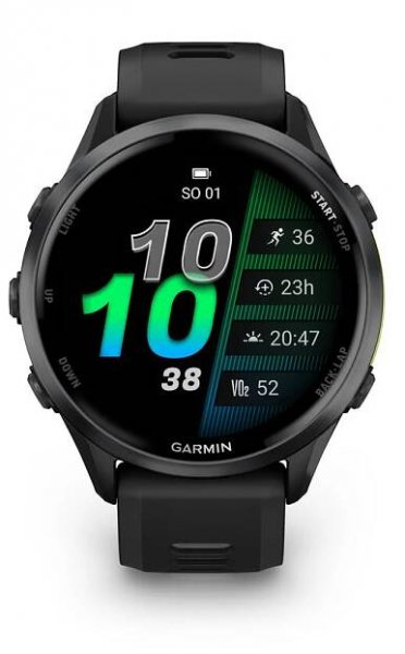 Garmin Forerunner 970 Carbon Grey DLC, Black | Hodinky-365.cz
