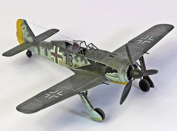 FOCKE WULF FW 190A-3, TAMIYA 1/72, WOLFGANG HENRICH – Modelářovo.cz