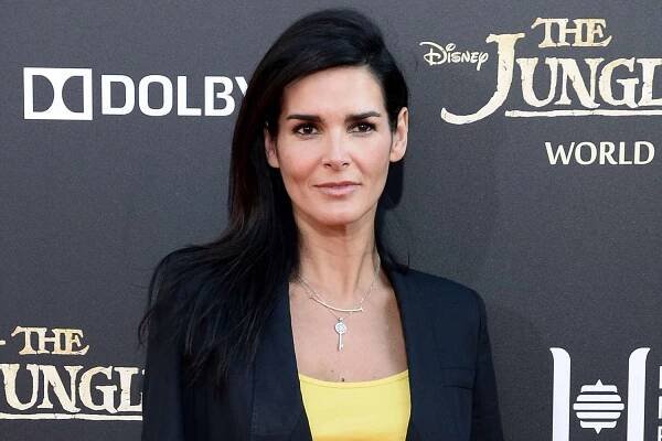 Angie Harmon attends the premiere of Disney's 