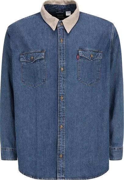 Levi's® Big & Tall Klasický střih Košile – modrá: přední strana