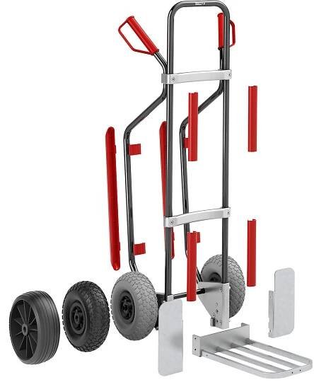 Hliníkový rudl – eurokraft pro ložná plocha š x h 450 x 500 mm, hliník