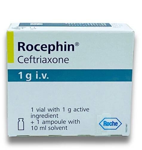 Rocephin Injection IV 1G (Ceftriaxone)