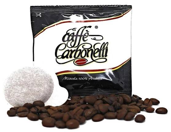 Kávové pody Caffé Carbonelli Miscela 100% Arabica, 150 podů