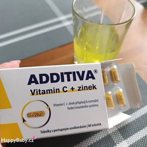 Additiva Vitamin C + zinek: Posilte svou imunitu s účinnou podporou | Happy Baby