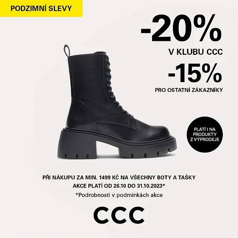 PODZIMNÍ SLEVY v CCC! 