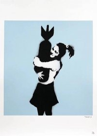 Obejmout bombu - Banksy - Galerie umění