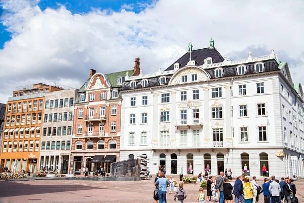 Walking street in Aarhus