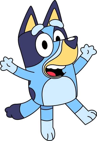 Bluey SVG, Bluey Logo PNG, Bluey Layered SVG, Bluey SVG Cric | Inspire ...