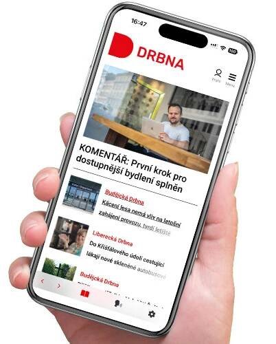 Stáhni si mobilní aplikaci Drbny a měj zprávy na dosah ruky