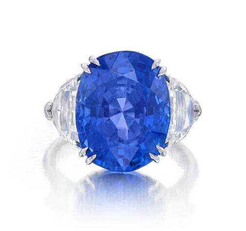 Sapphire and Diamond Ring