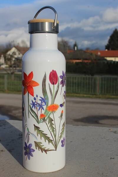 Termoska bandaska jarní motivy 750 ml