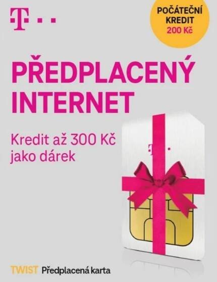 T-Mobile Twist Online s kreditem 200 Kč od 200 Kč