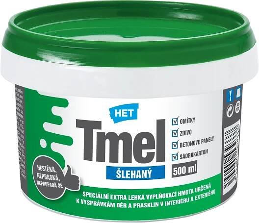 HET Šlehaný lehčený tmel 250ml