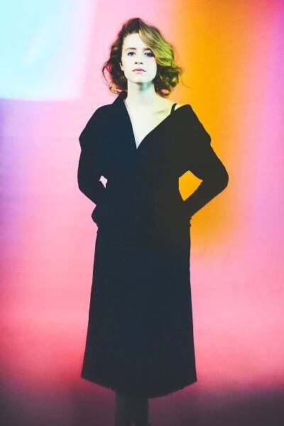 Asymmetrisches Kleid aus Wolle und Baumwollbouclé: Dior
