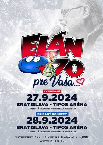 ELÁN PRIDÁVA DVA KONCERTY DO VYPREDANÝCH HÁL. ZAHRÁ NA POČESŤ VAŠA PATEJDLA → Premium NEWSTM