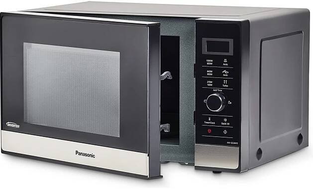 Panasonic NN-SD28HS mikrovlnná trouba s invertorem (23l, mikrovlnný výkon 1000W, program Aqua Clean, funkce Quick 30, 10 programů), černá - Značkový obchod Panasonic