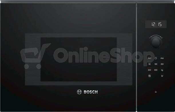 SET Trouba vestavná Bosch HBG537EB3 + Mikrovlnná trouba Bosch BFL524MB0 + Indukční deska Bosch PWP611BB5E
