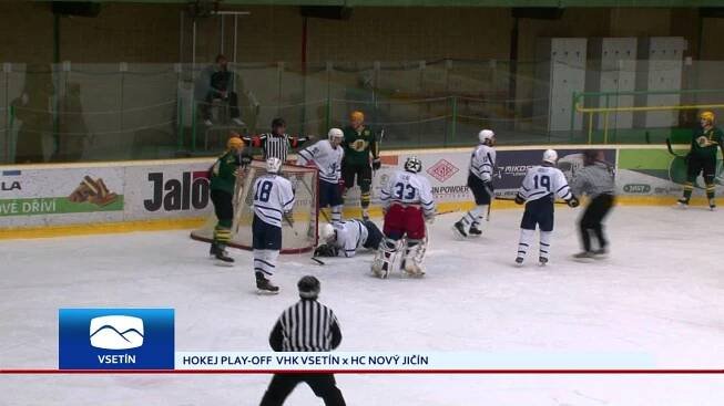 Hokejisté Vsetína vstoupili do play-off vítězstvím - Televize Beskyd