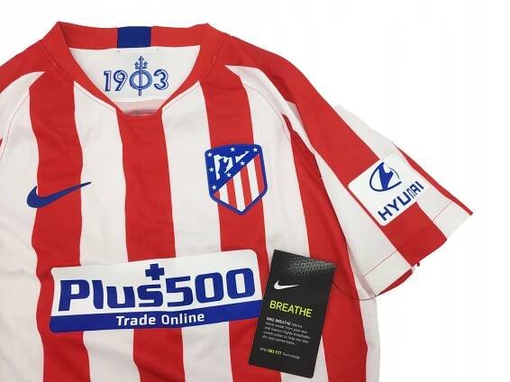 Dětské tričko Nike Atletico Madrid Home 19/20 AJ5792-612 S 128-137 cm Velikost 128-134