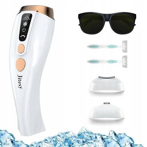 IPL epilátor BEZBOLESTNÉ NOHY RAMENA BIKINI BEZPEČNOSTNÍ BRÝLE