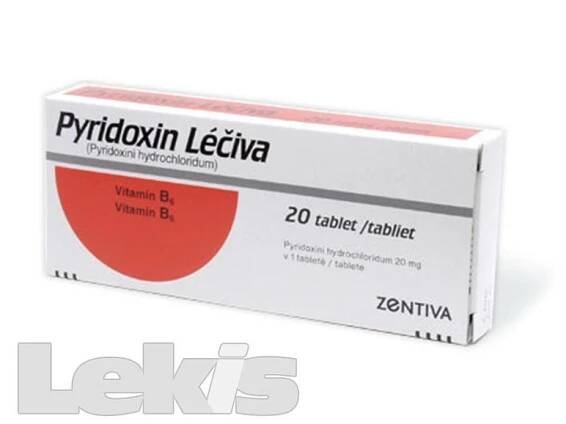 PYRIDOXIN LÉČIVA TBL 20X20MG