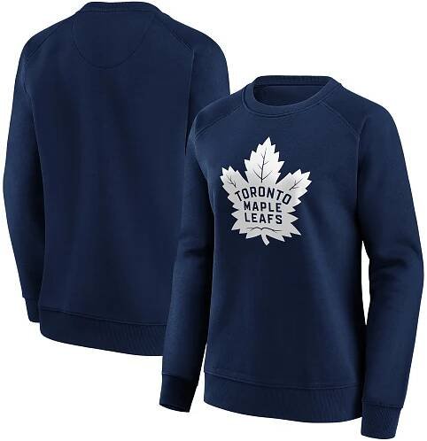 Toronto Maple Leafs Mono Logo Graphic Crew Sweatshirt - Female, , rebel_hi-res