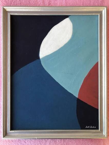 Jiří John - krásná olejomalba - moderna