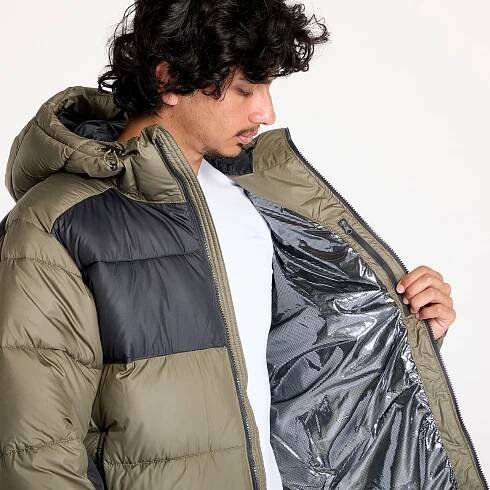 Bunda Columbia Pike Lake II Hooded Jacket Stone Green L