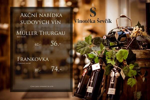 Akce na sudová vína - duben | Vinotéka Ševčík Brno-Lipůvka