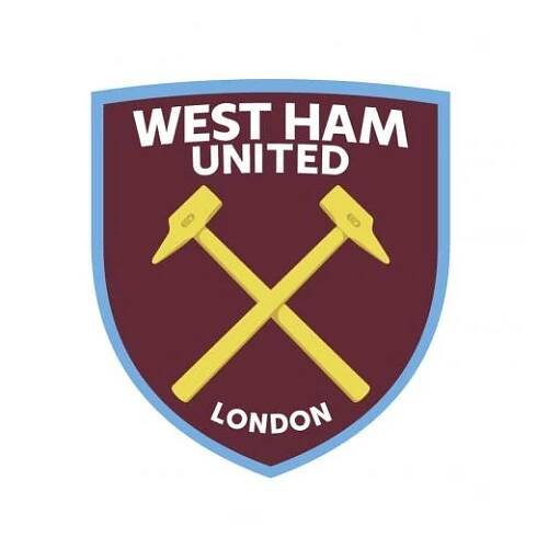 Samolepka na zeď West Ham United FC (typ CR) - Sportmoda.cz