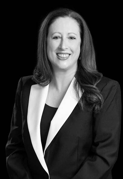black and white headshot of kathy robertson