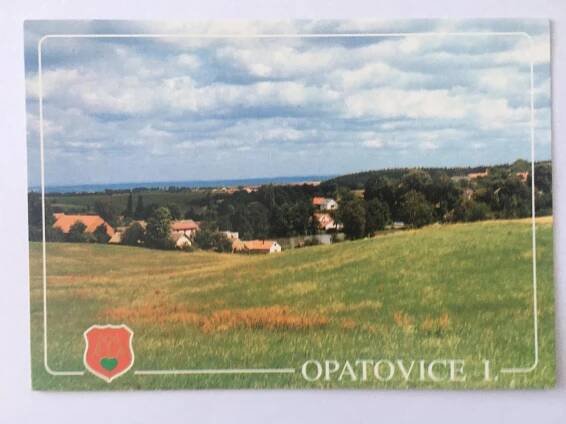 nepoužitá pohlednice -obec Opatovice 1