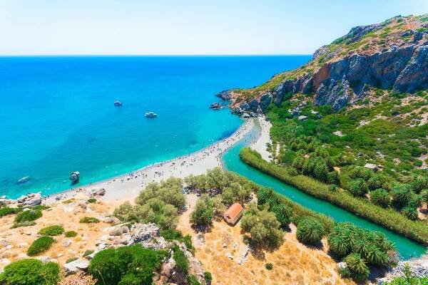Rethymno: Pláž Preveli Pláž Damnoni Jednodenní výlet Kourtaliotiko