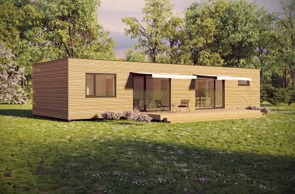 Bungalov na klíč Modulový dům MH03 - Dřevo-House s.r.o.