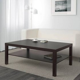 LACK Konferenční stolek - černohnědá 118x78 cm
