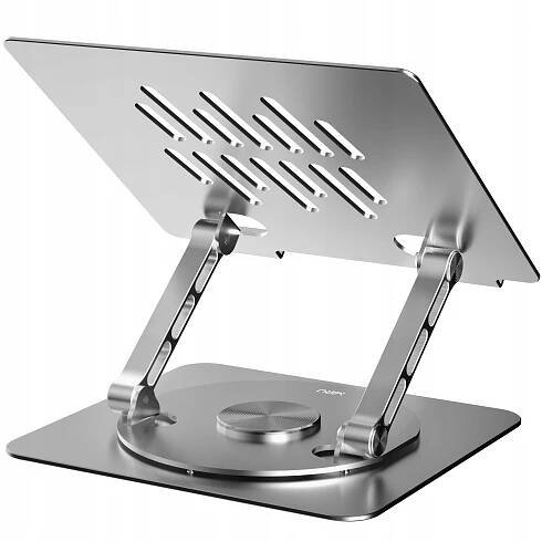 STOJAN PRO NOTEBOOK A TABLET, REGULOVATELNÝ ALUMINIOVÝ STOJAN NA STŮL za 370.00CZK - Allegro