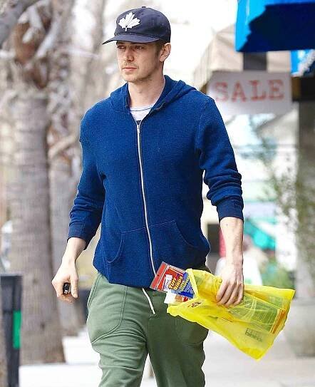 EXCLUSIVE: Hayden Christensen shops for wooden airplanes at a Hobby Shop